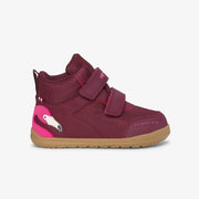 Viking Alv Barefoot Mid WP 2V Burgundy zābaki