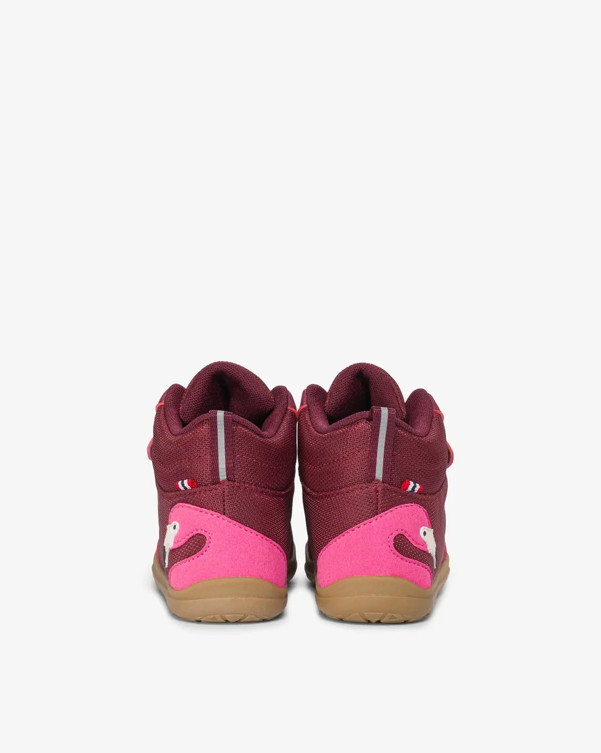 Viking Alv Barefoot Mid WP 2V Burgundy zābaki