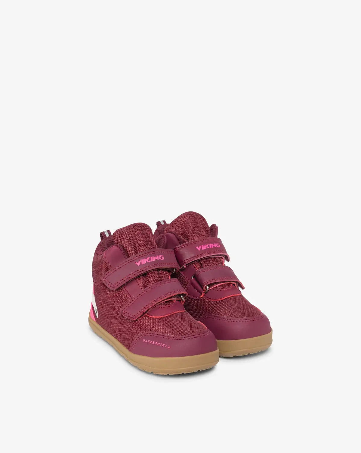 Viking Alv Barefoot Mid WP 2V Burgundy zābaki