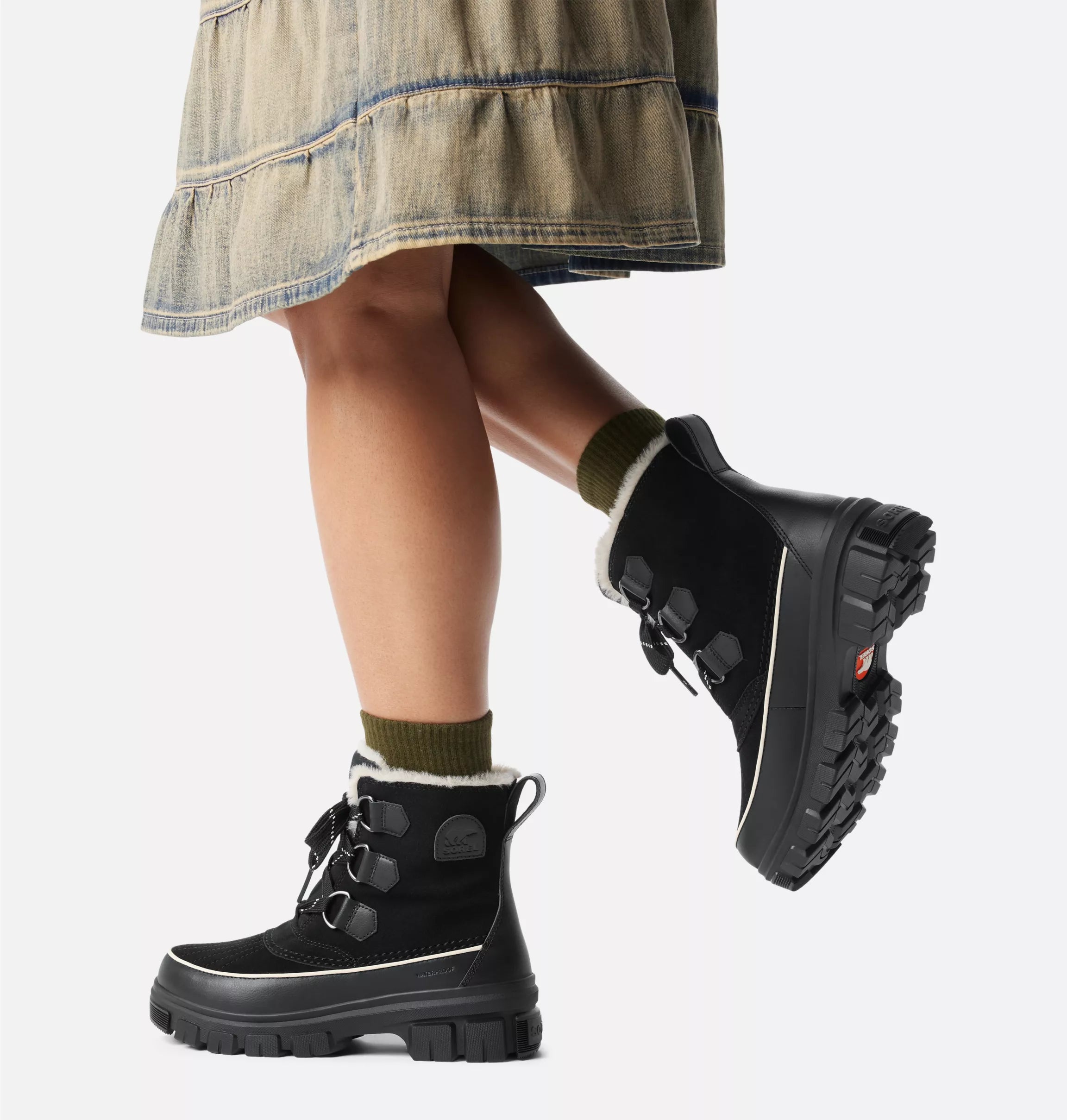 SOREL TORINO™ V WP Black, Fawn ziemas zābaki
