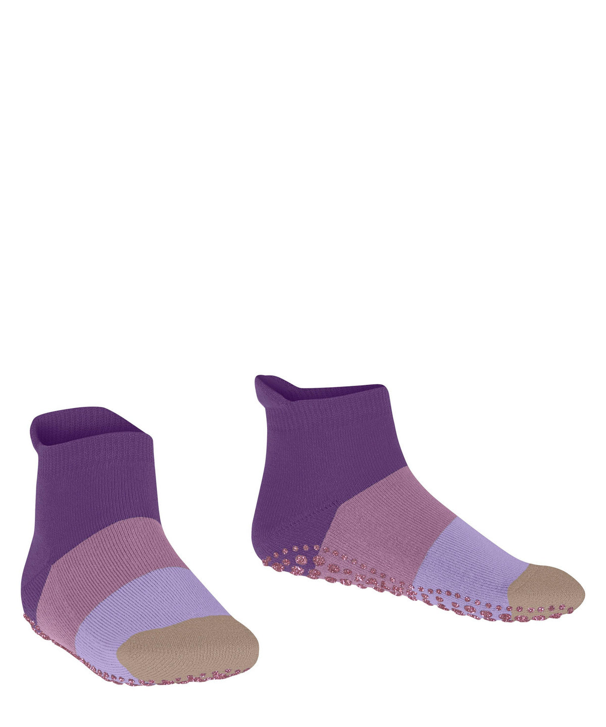 Falke Colour Block Blush zeķes ar silikona punktiņiem