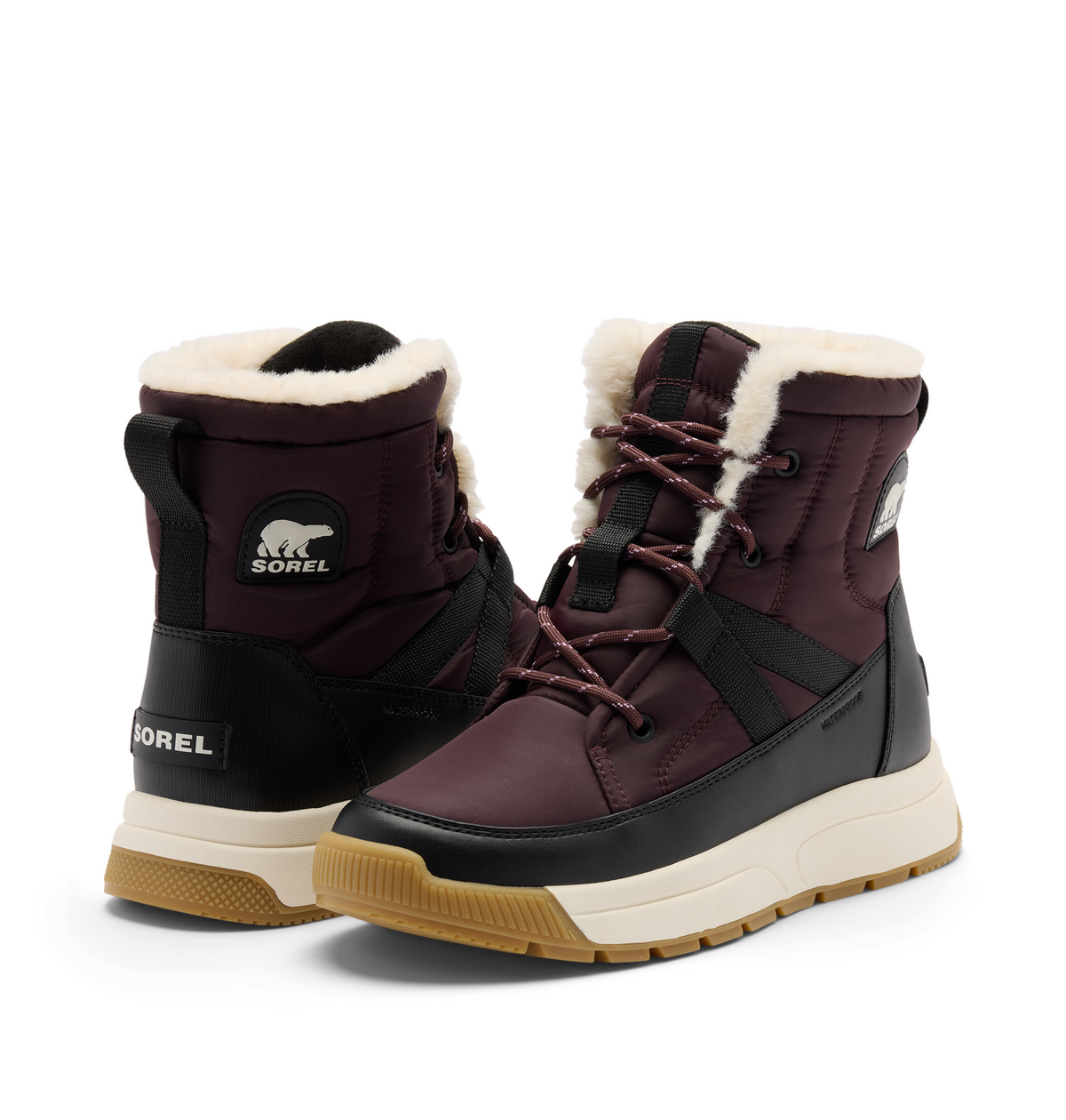 SOREL WHITNEY III MID WP-Red Lodge Black ziemas zābaki