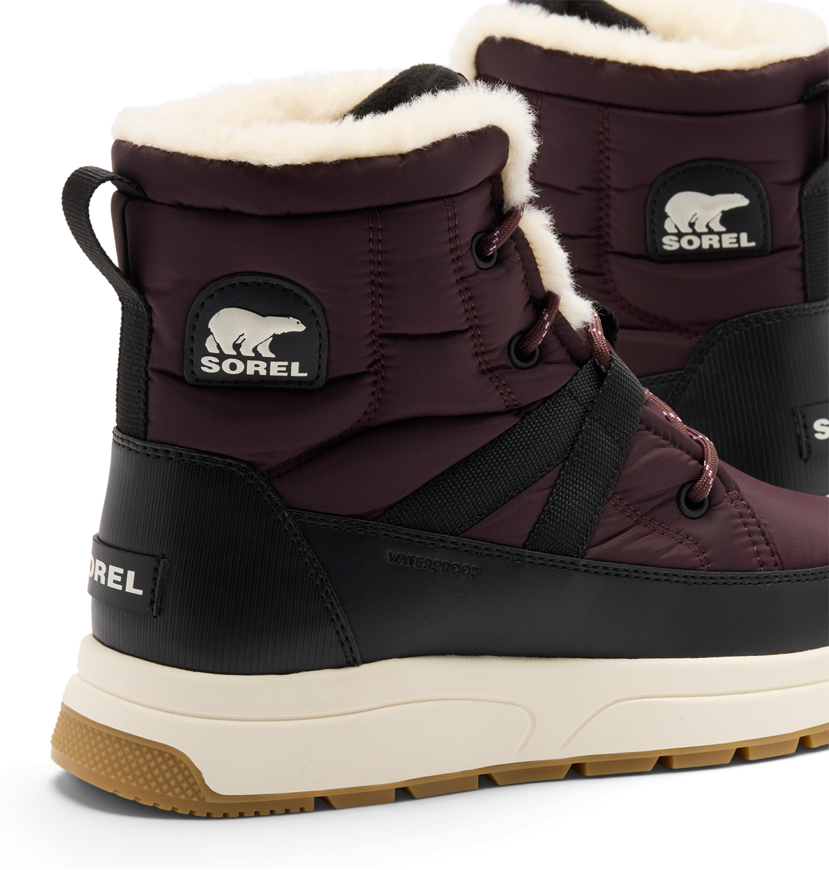 SOREL WHITNEY III MID WP-Red Lodge Black ziemas zābaki