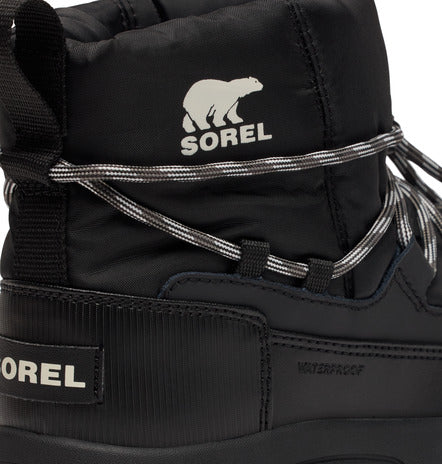 SOREL Whitney™ III Slip-On WP - Black, Sea Salt ziemas zābaki