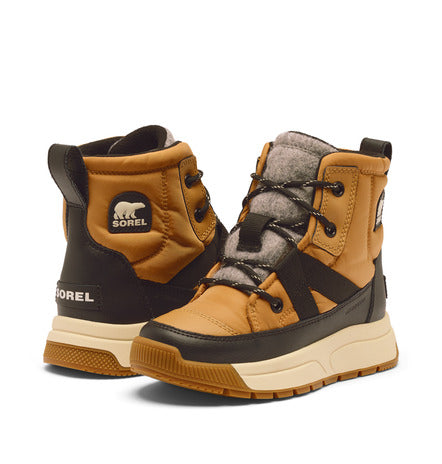 SOREL Youth Whitney™ III MID WP - Tawny Buff/Black winter boots