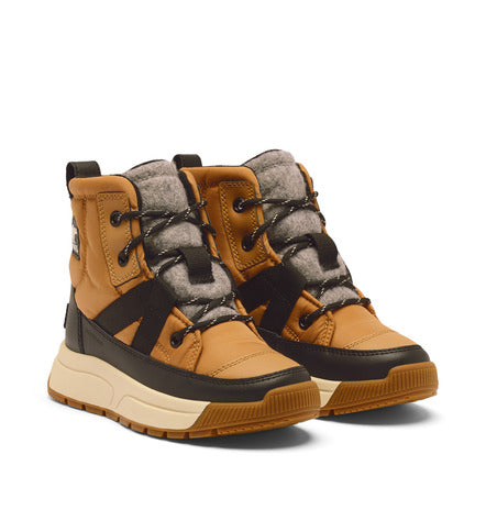 SOREL Youth Whitney™ III MID WP - Tawny Buff/Black winter boots