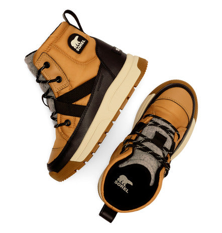 SOREL Youth Whitney™ III MID WP - Tawny Buff/Black winter boots