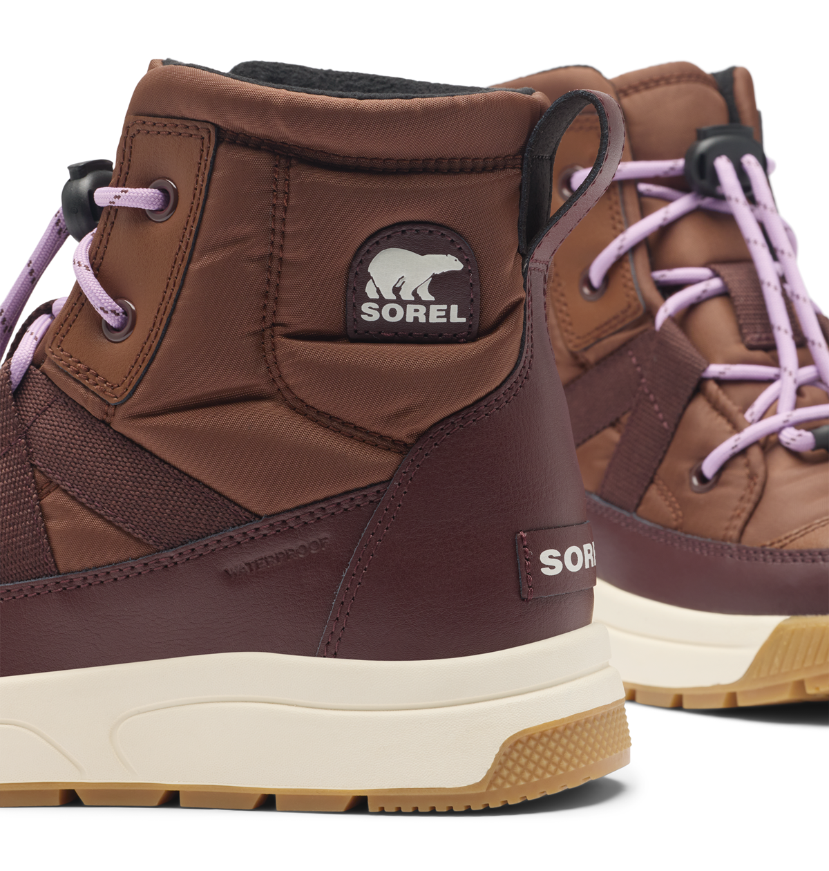 SOREL Youth Whitney™ III MID WP - Dark Auburn ziemas zābaki