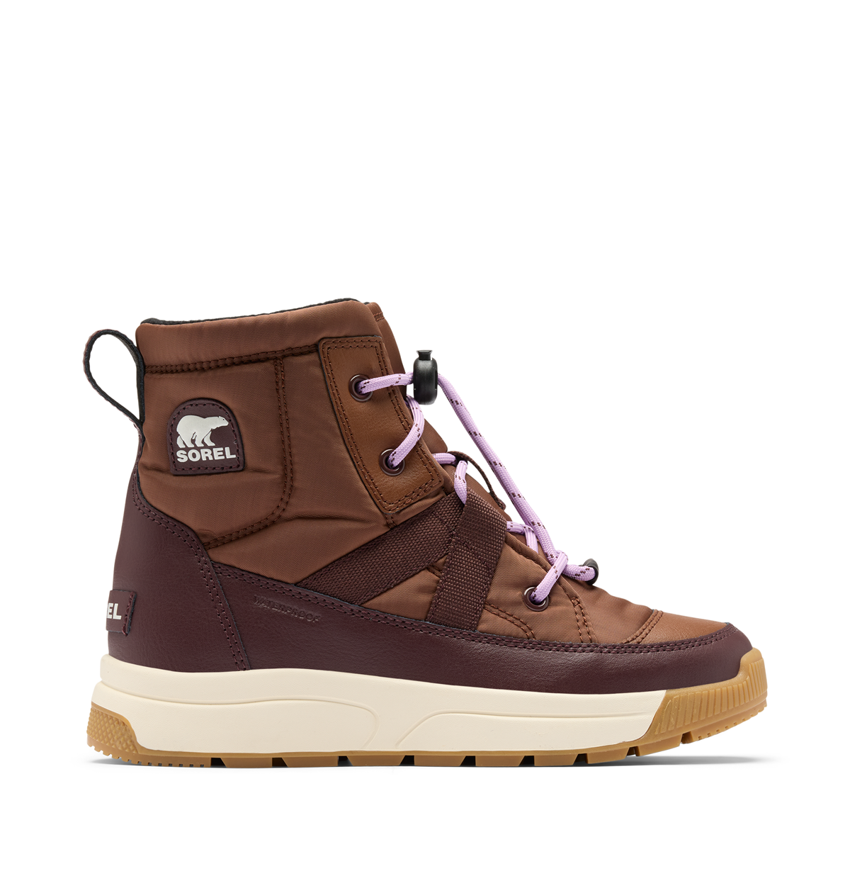 SOREL Youth Whitney™ III MID WP - Dark Auburn ziemas zābaki