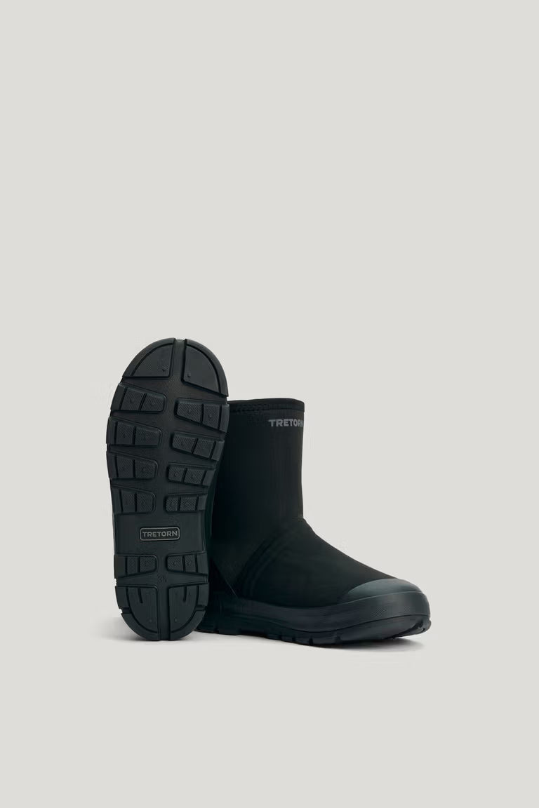 Tretorn Mimas Hybrid JR Jet Black siltie un ūdensizturīgie zābaki
