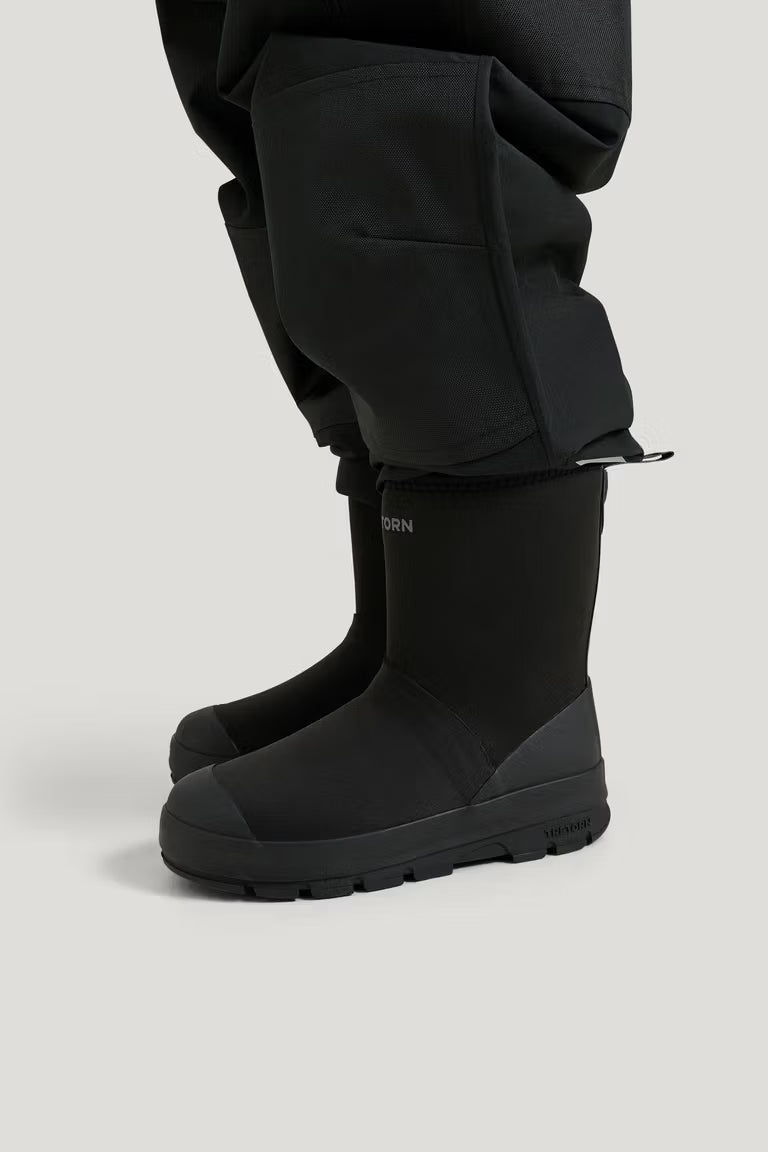 Tretorn Mimas Hybrid JR Jet Black siltie un ūdensizturīgie zābaki