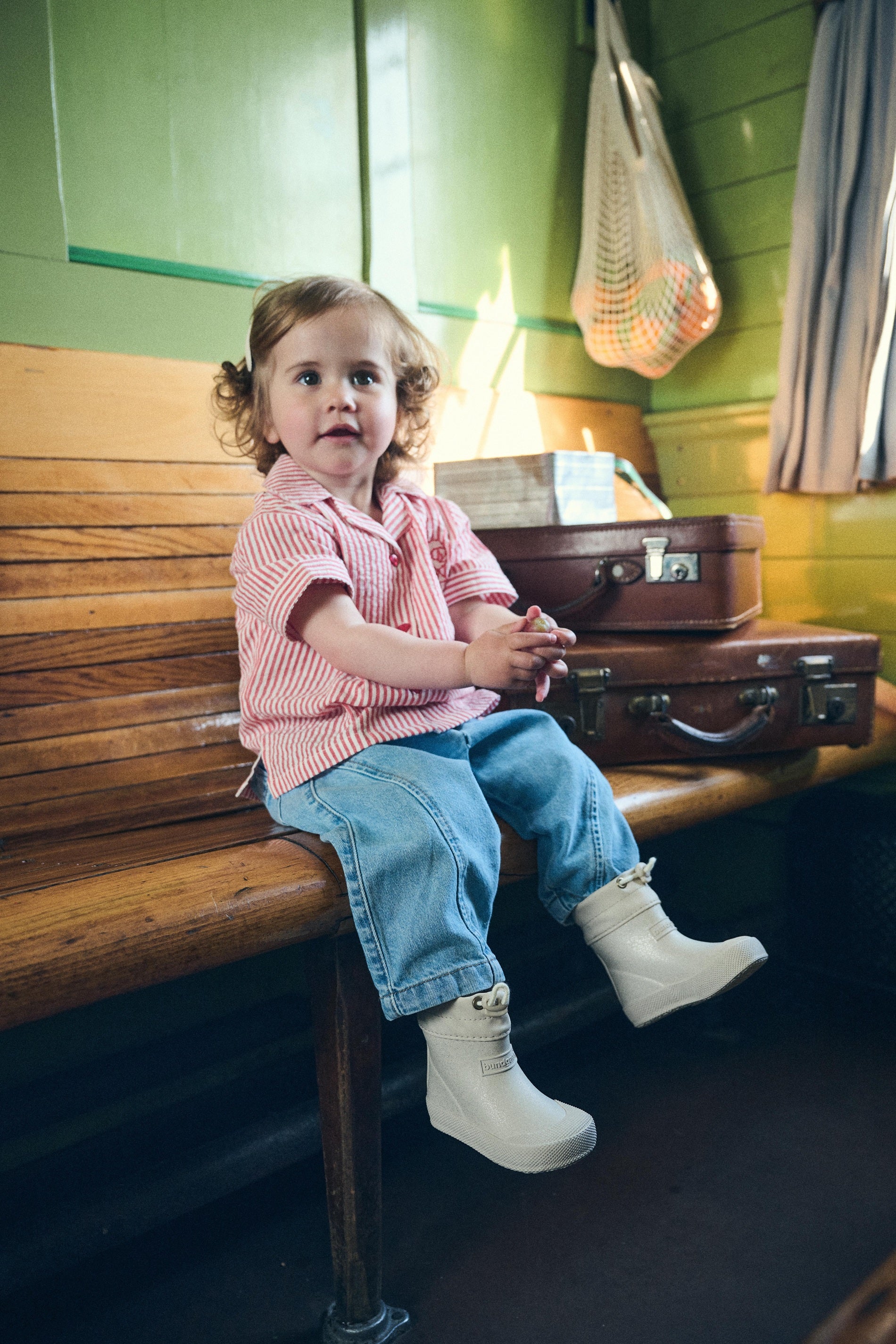 Bundgaard Barefoot Misty Sky rubber boots