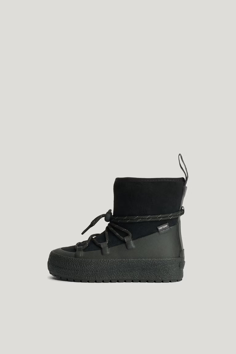 Tretorn Aspa Hybrid JR Jet Black siltie un ūdensizturīgie zābaki