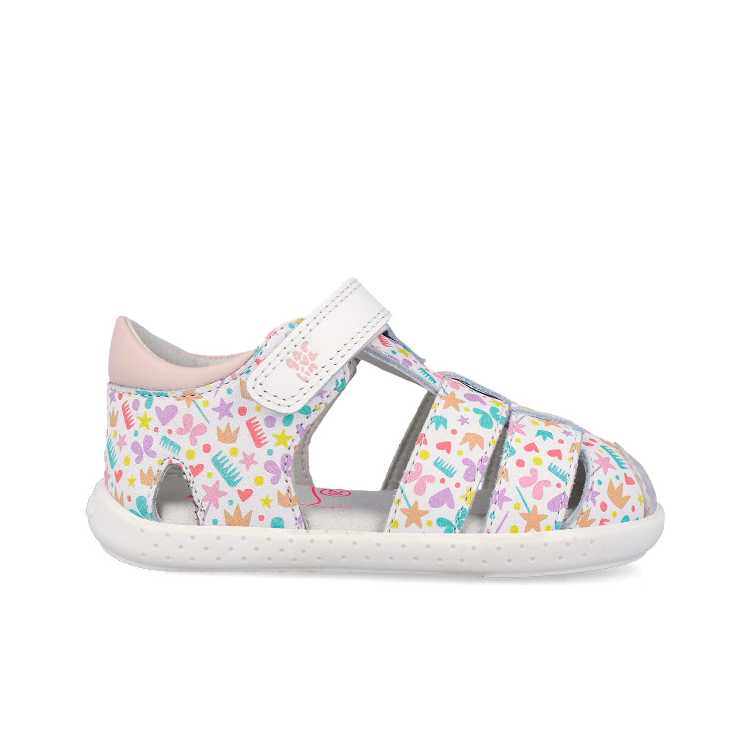 Garvalin Estampada Multicolor ādas sandalītes