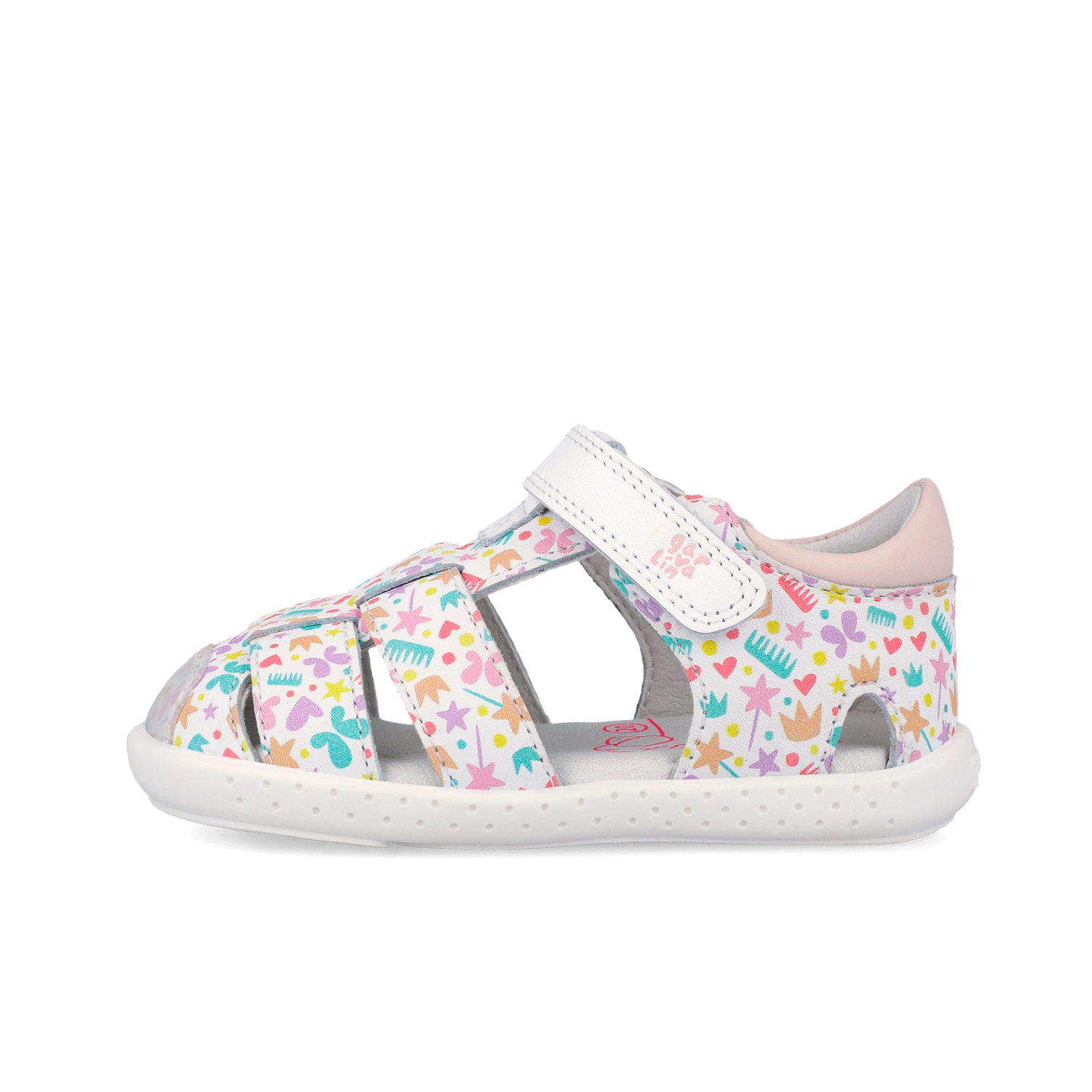 Garvalin Estampada Multicolor ādas sandalītes