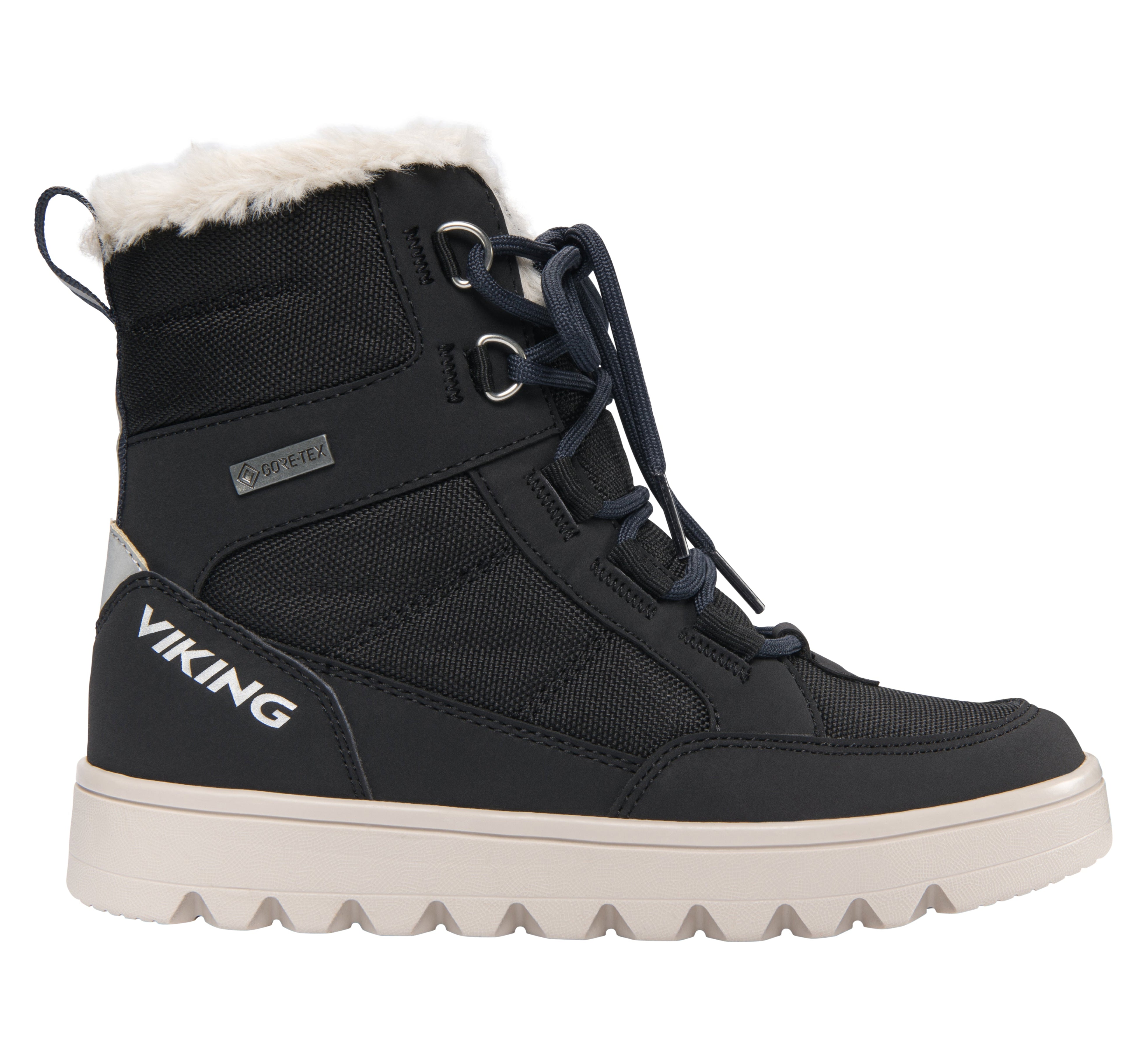 Viking Fleek Warm GTX Zip Black ziemas zābaki