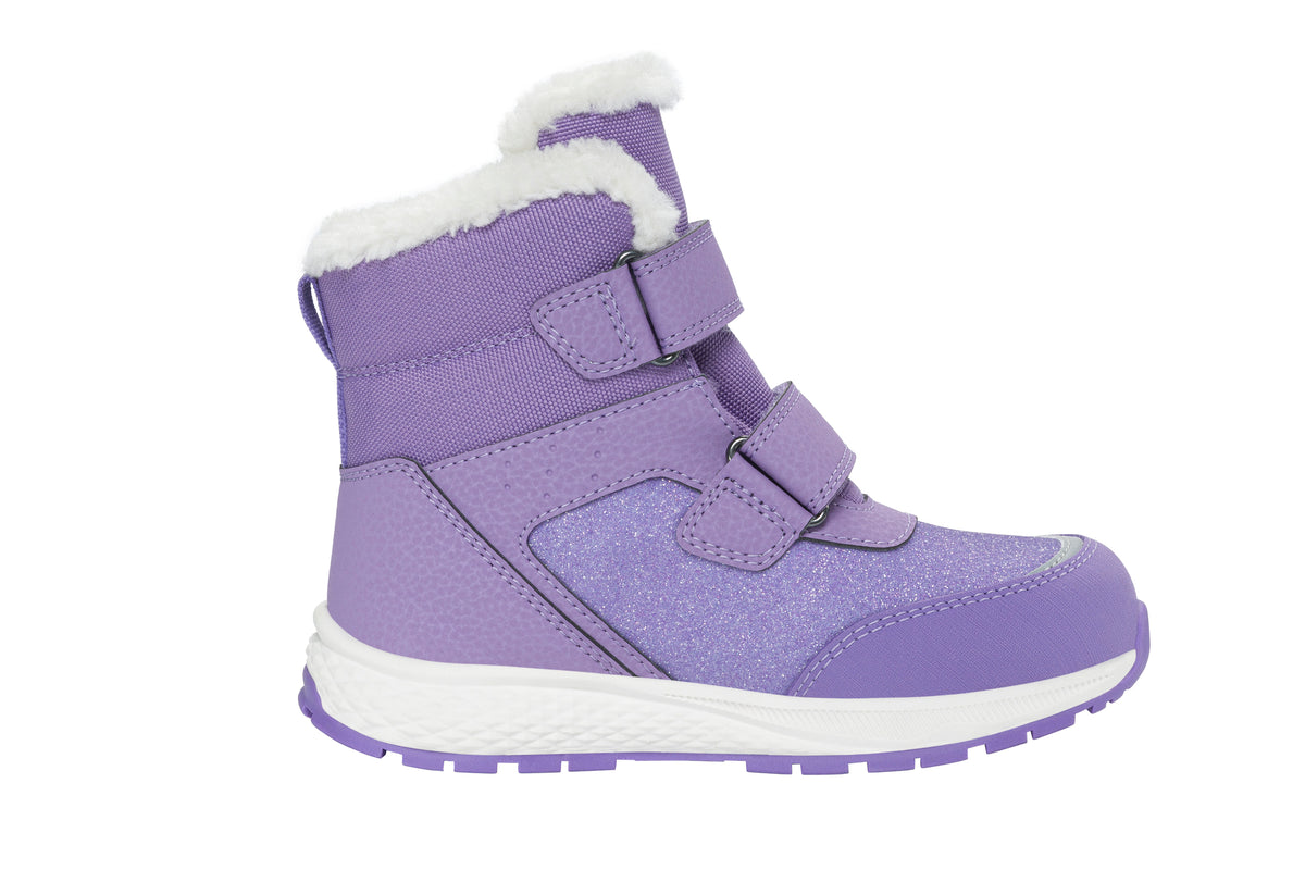 Viking Equip Glitter Warm WP Violet ziemas zābaki