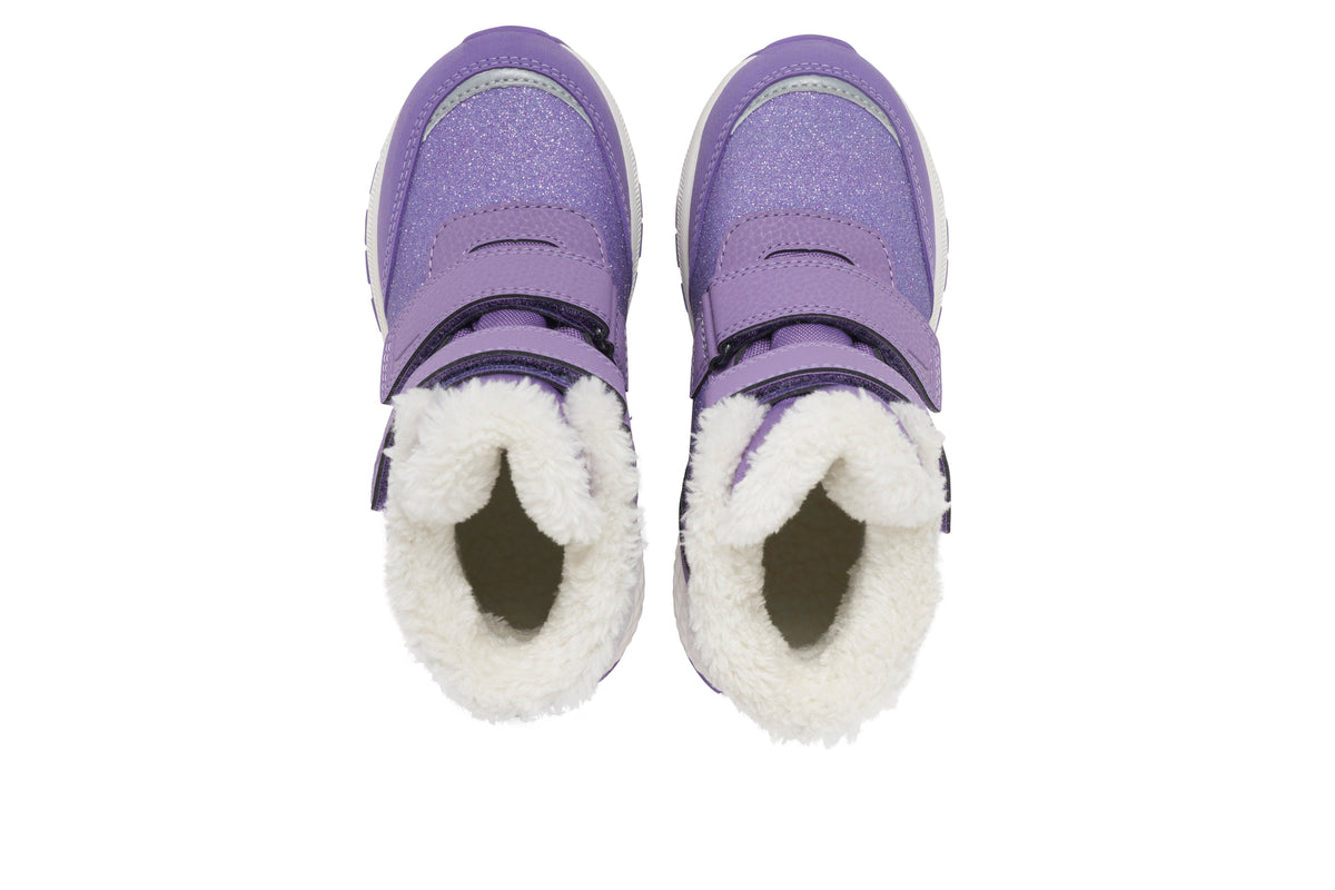 Viking Equip Glitter Warm WP Violet ziemas zābaki