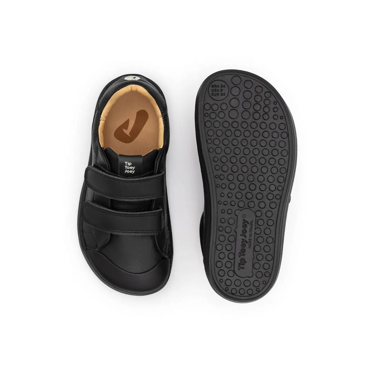 Tip Toey Joey Ramp School Leather Shoes