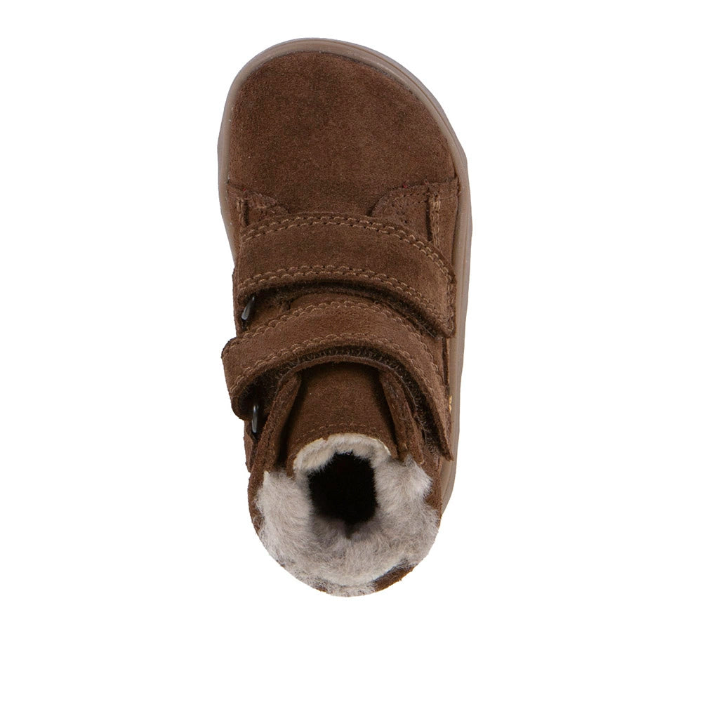 Froddo Zeru TEX Furry Barefoot Dark Brown siltie zābaki