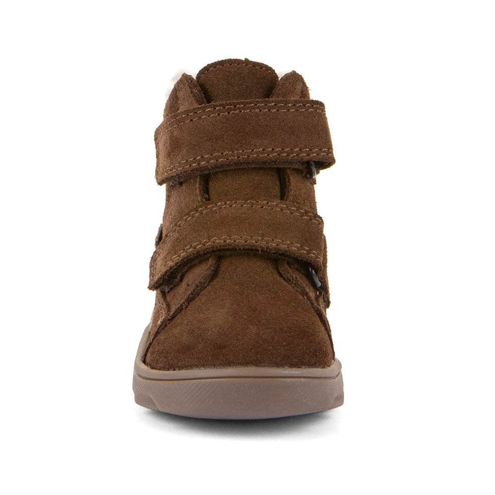 Froddo Zeru TEX Furry Barefoot Dark Brown siltie zābaki