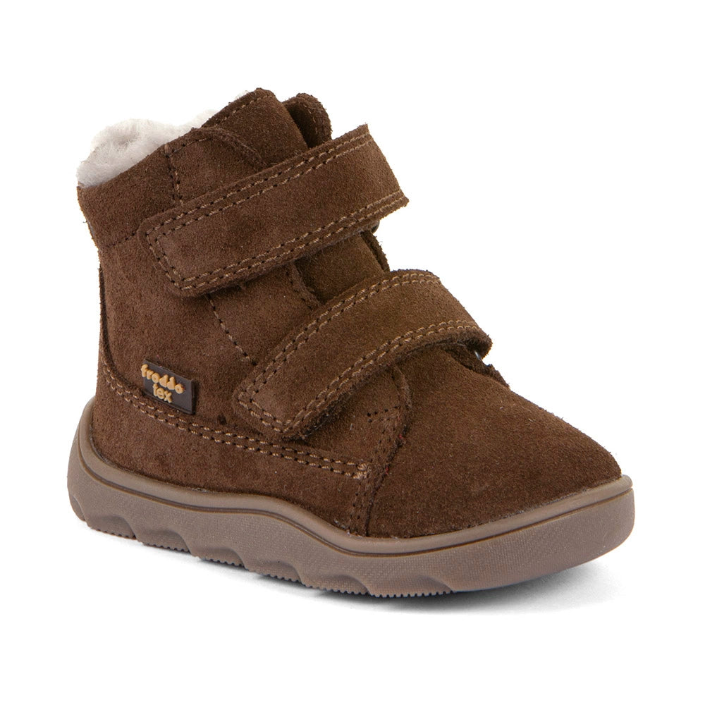 Froddo Zeru TEX Furry Barefoot Dark Brown siltie zābaki