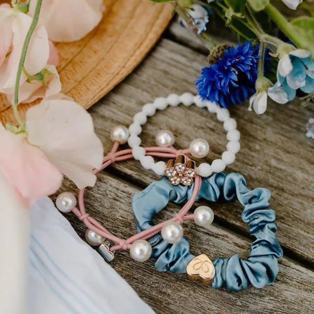 byEloise Pearl Cluster Champagne Pink matu gumija