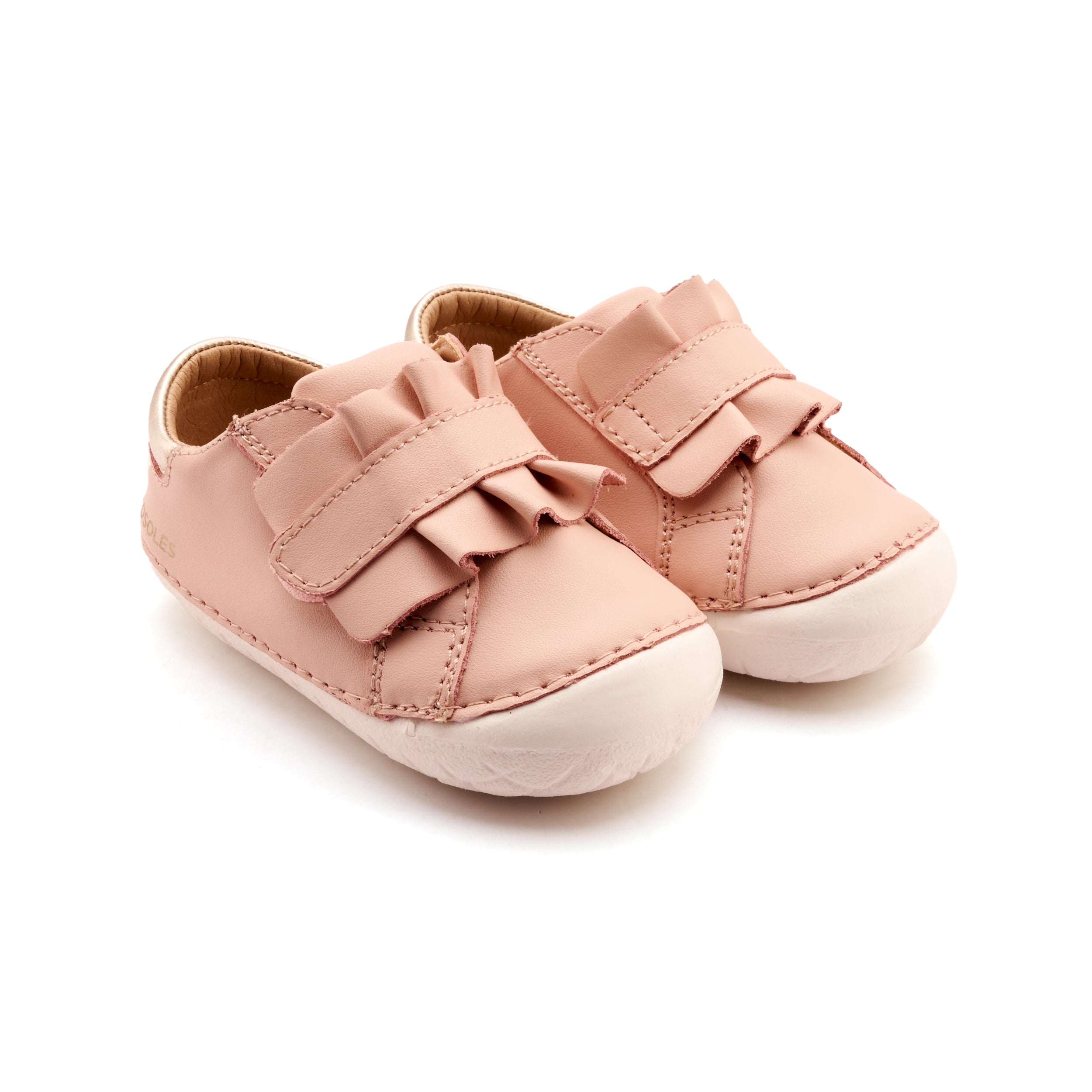 Old Soles Frilly Pave Powder Pink pirmās kurpītes