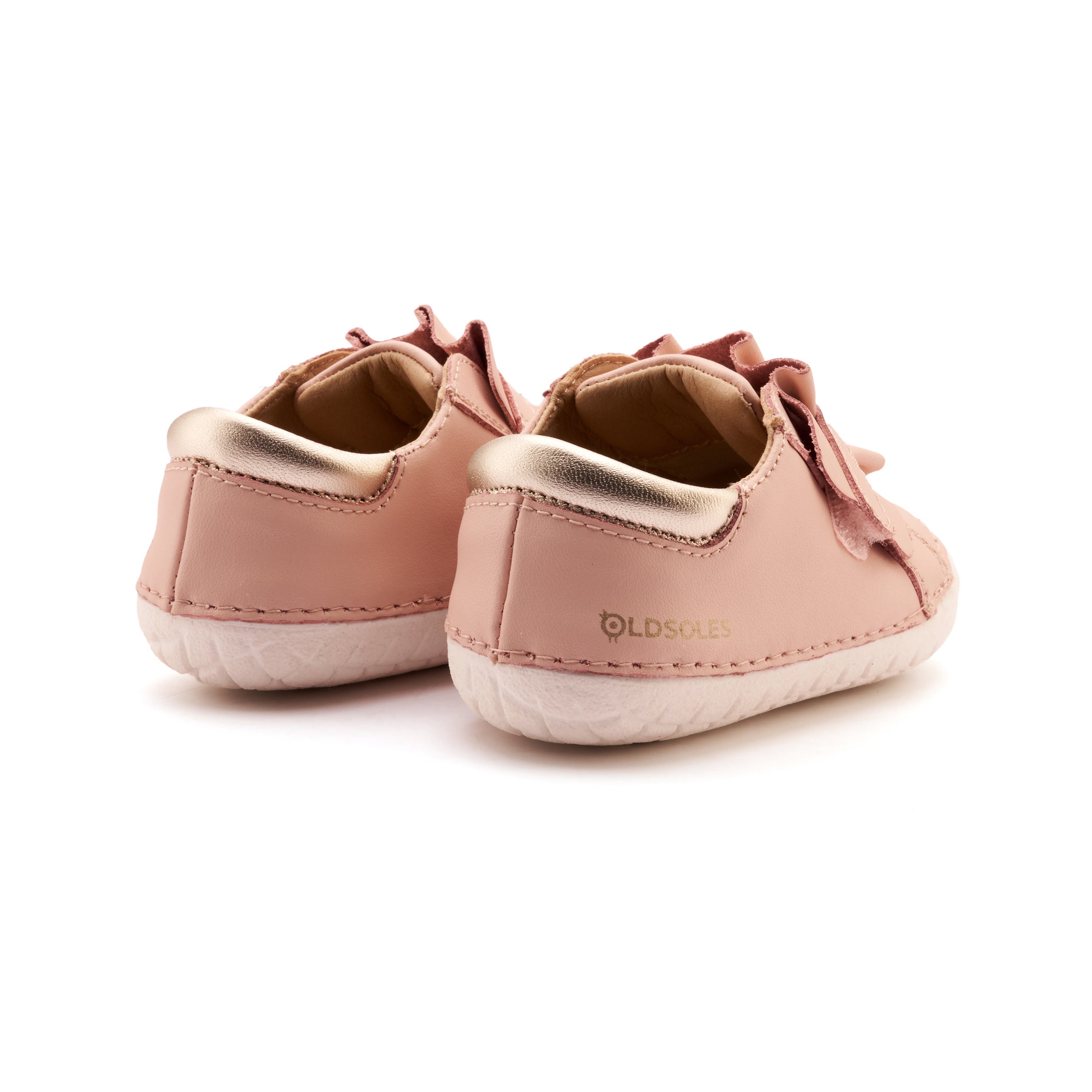 Old Soles Frilly Pave Powder Pink first walker shoes