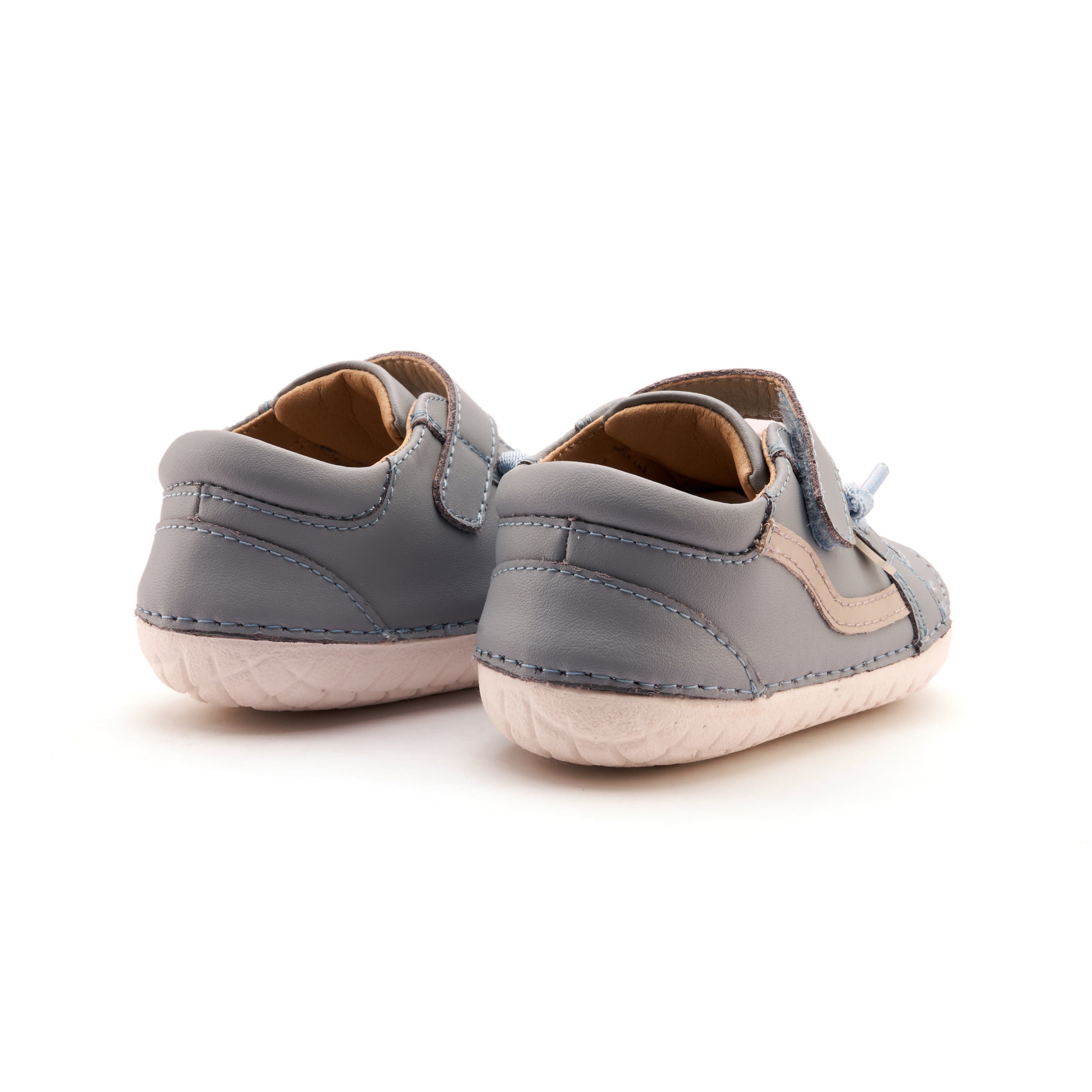 Old Soles Pave Squiggle Dusty Blue/Grey first shoes