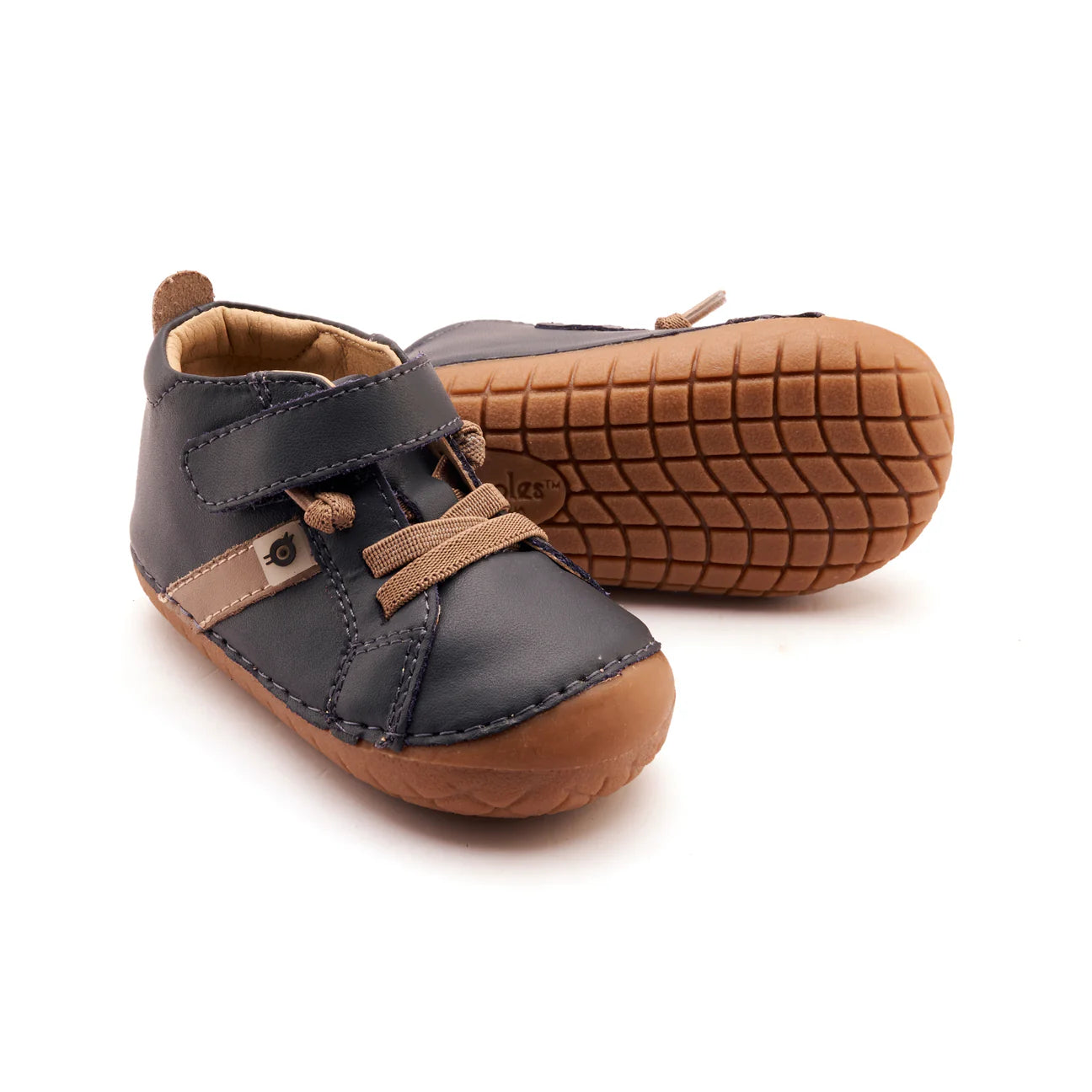 Old Soles Roadway Pave Navy/Taupe first shoes
