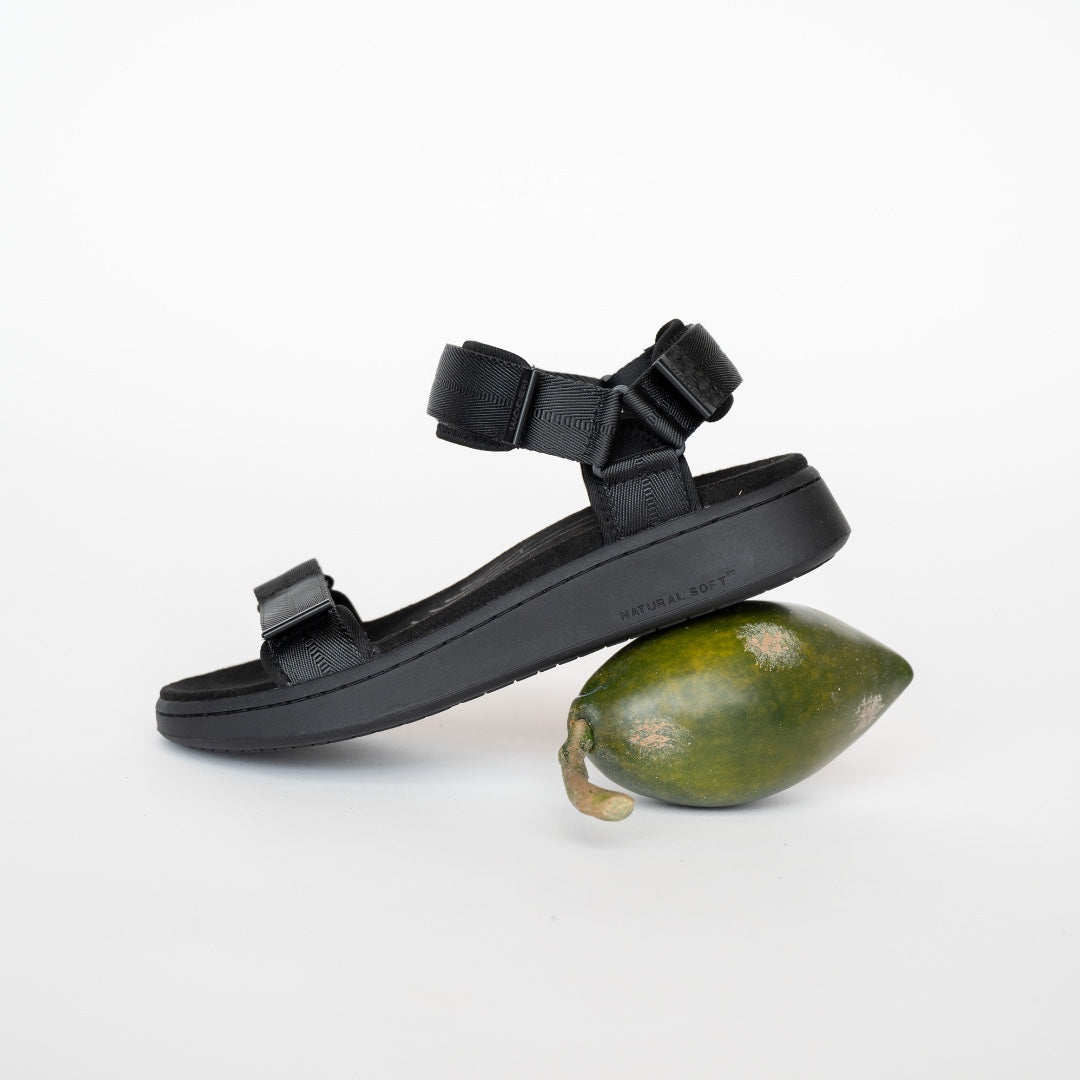 WODEN Line Black sandales