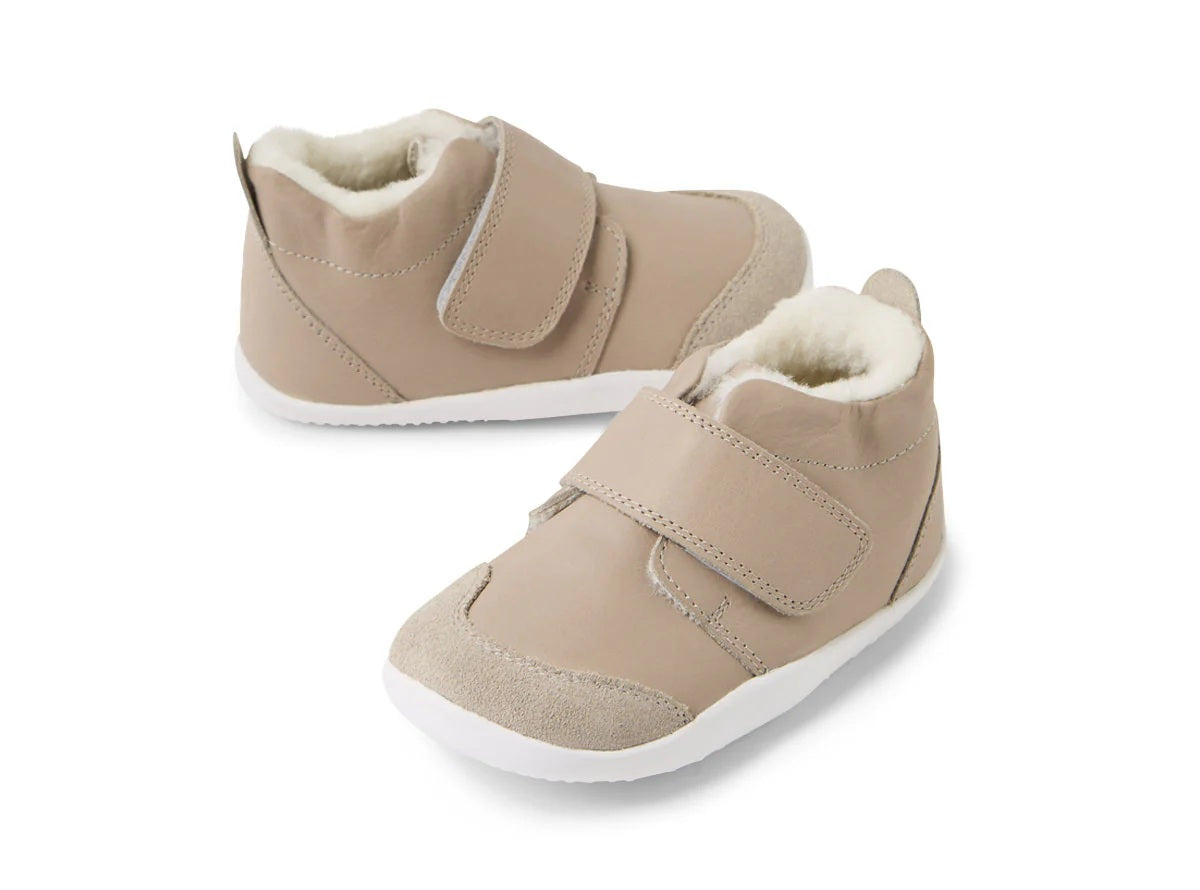 Bobux Xplorer Rover Arctic Taupe siltie zābaciņi