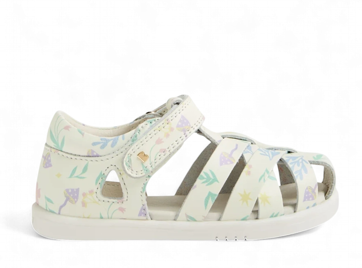 Bobux IW Tropicana White Floral sandales