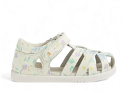 Bobux IW Tropicana White Floral sandales