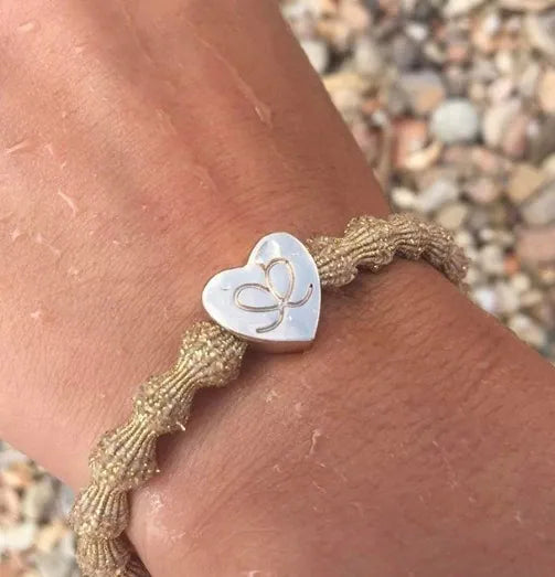 byEloise Candy Cane Sparkle zīda matu gumiju komplekts