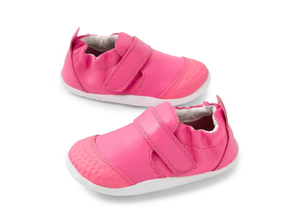 Bobux Xplorer Go Pink Lemonade ādas kurpītes