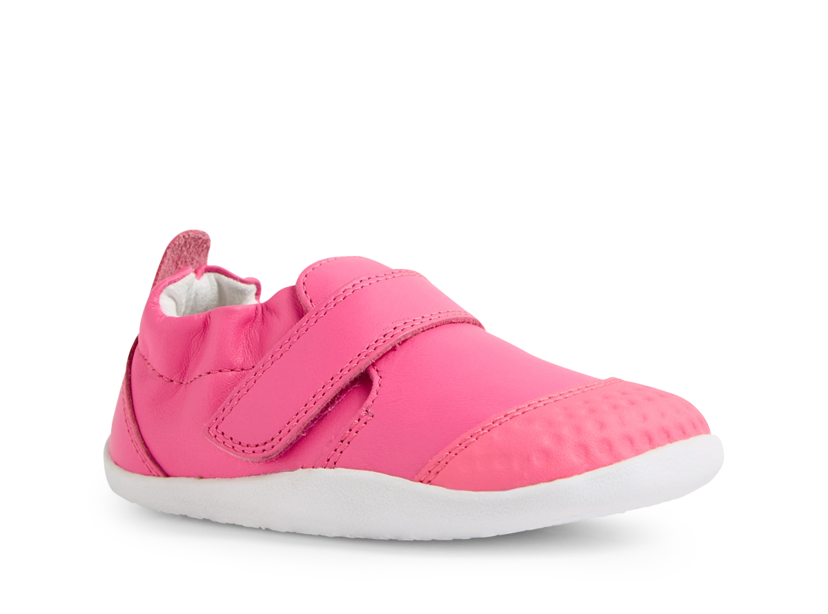 Bobux Xplorer Go Pink Lemonade ādas kurpītes