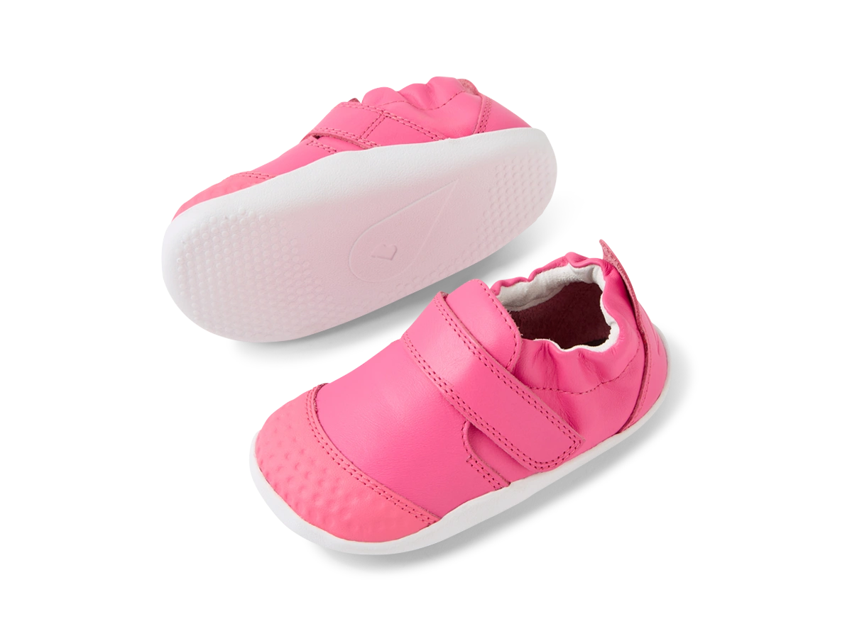 Bobux Xplorer Go Pink Lemonade ādas kurpītes