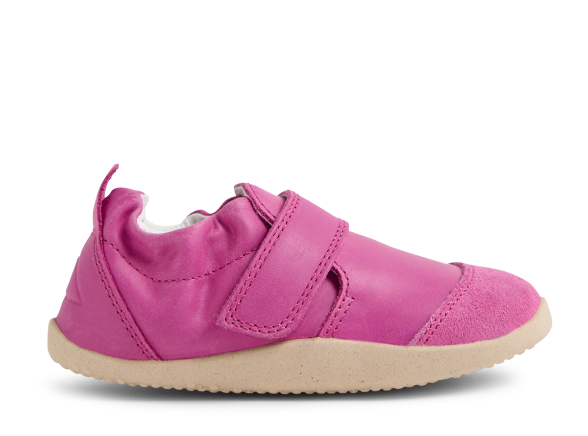 Bobux Xplorer Marvel Rose Violet ādas kurpītes