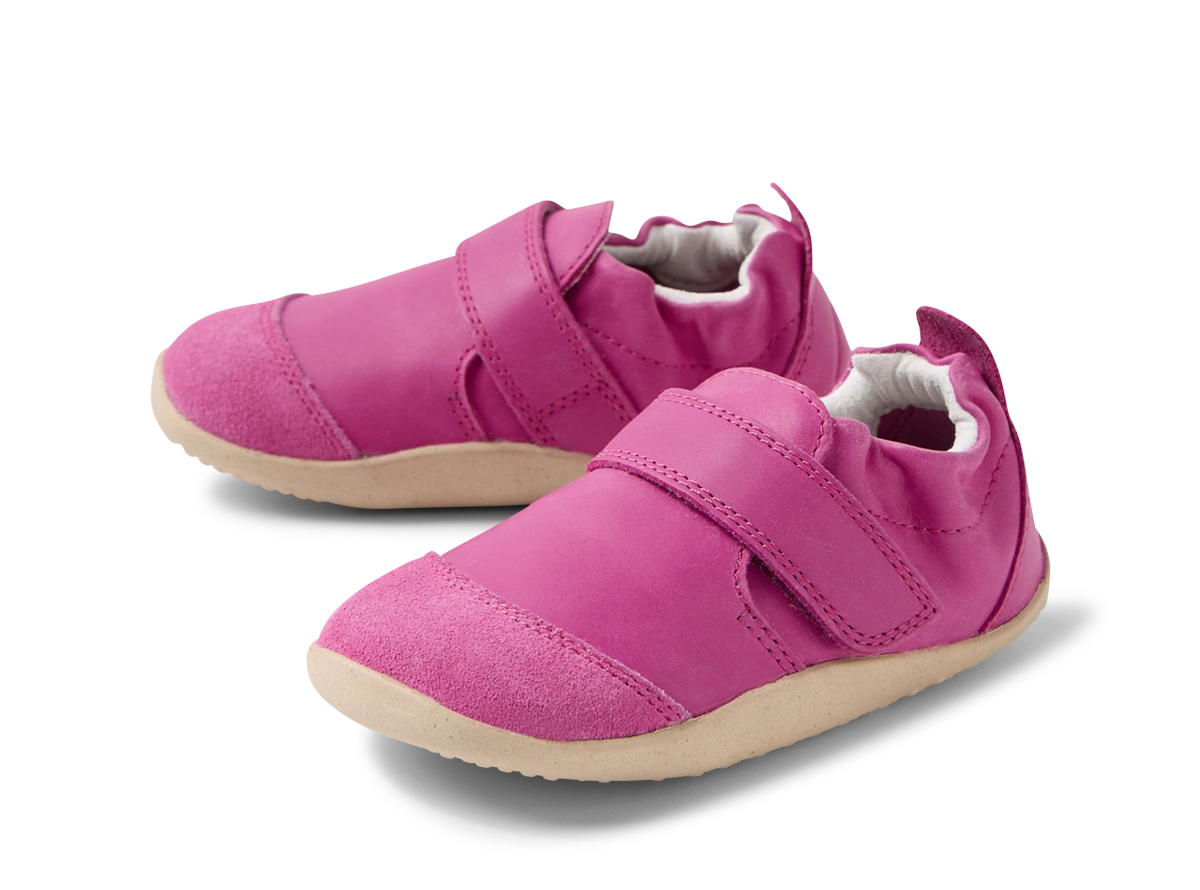 Bobux Xplorer Marvel Rose Violet ādas kurpītes