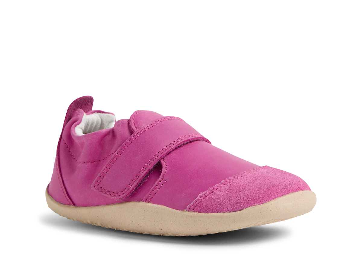 Bobux Xplorer Marvel Rose Violet ādas kurpītes