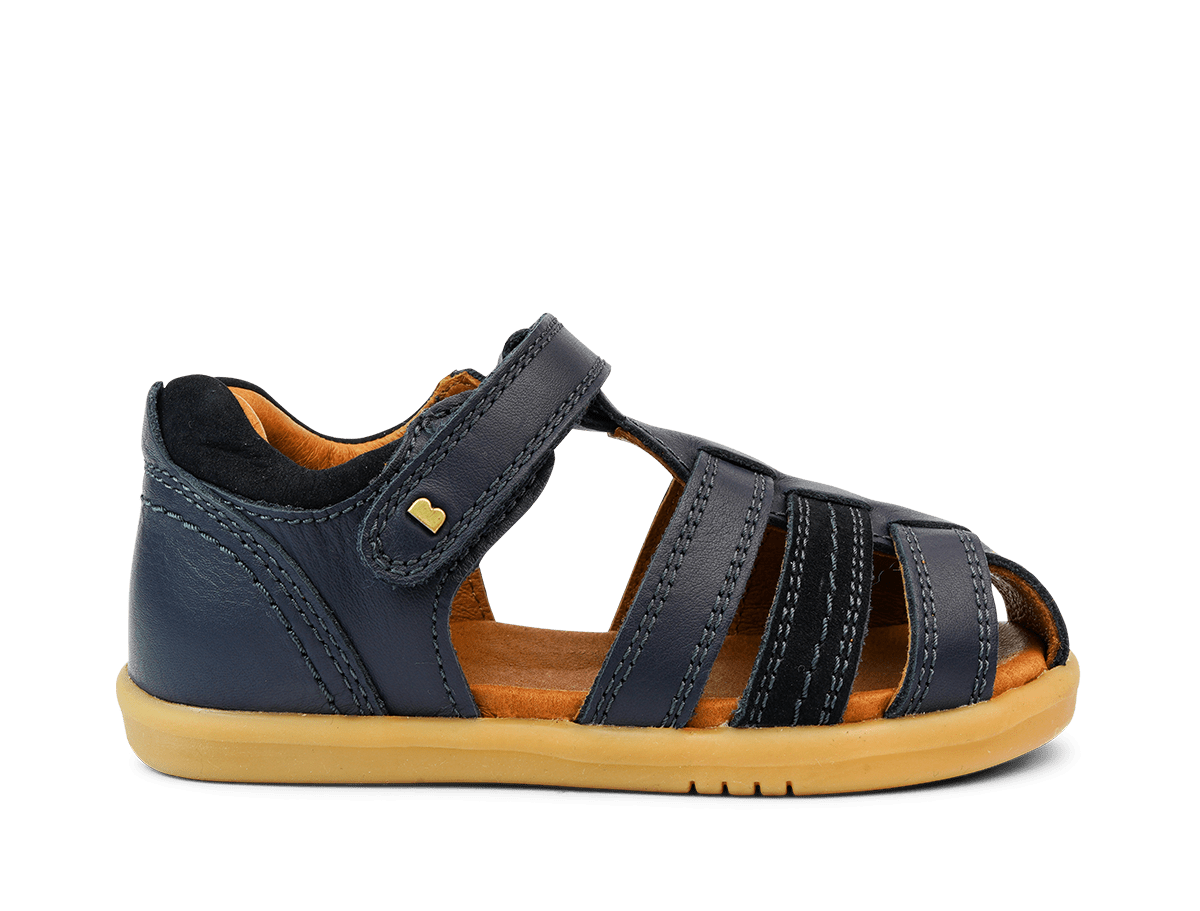 Bobux IW Roam Navy ādas sandales