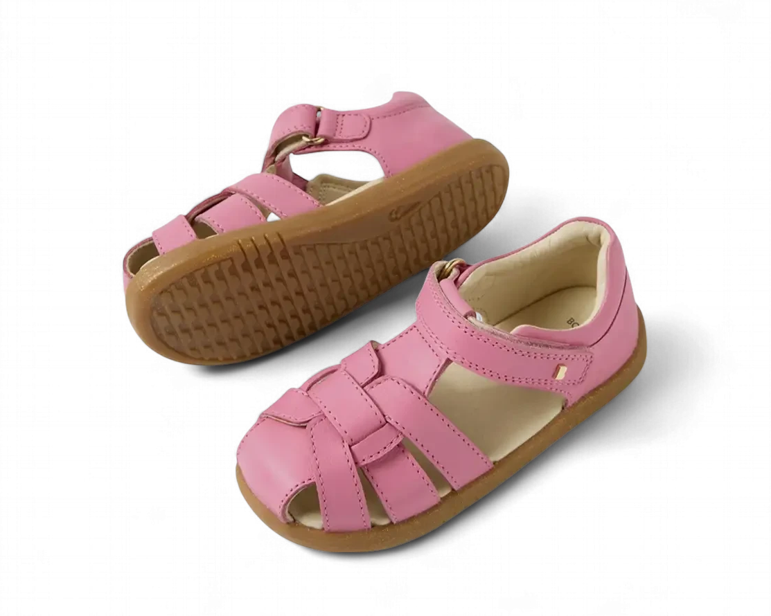 Bobux IW Skip Twist Cashmere Rose ādas sandales