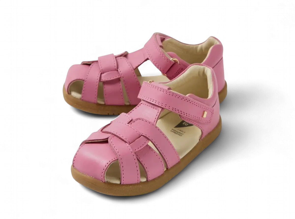 Bobux IW Skip Twist Cashmere Rose ādas sandales