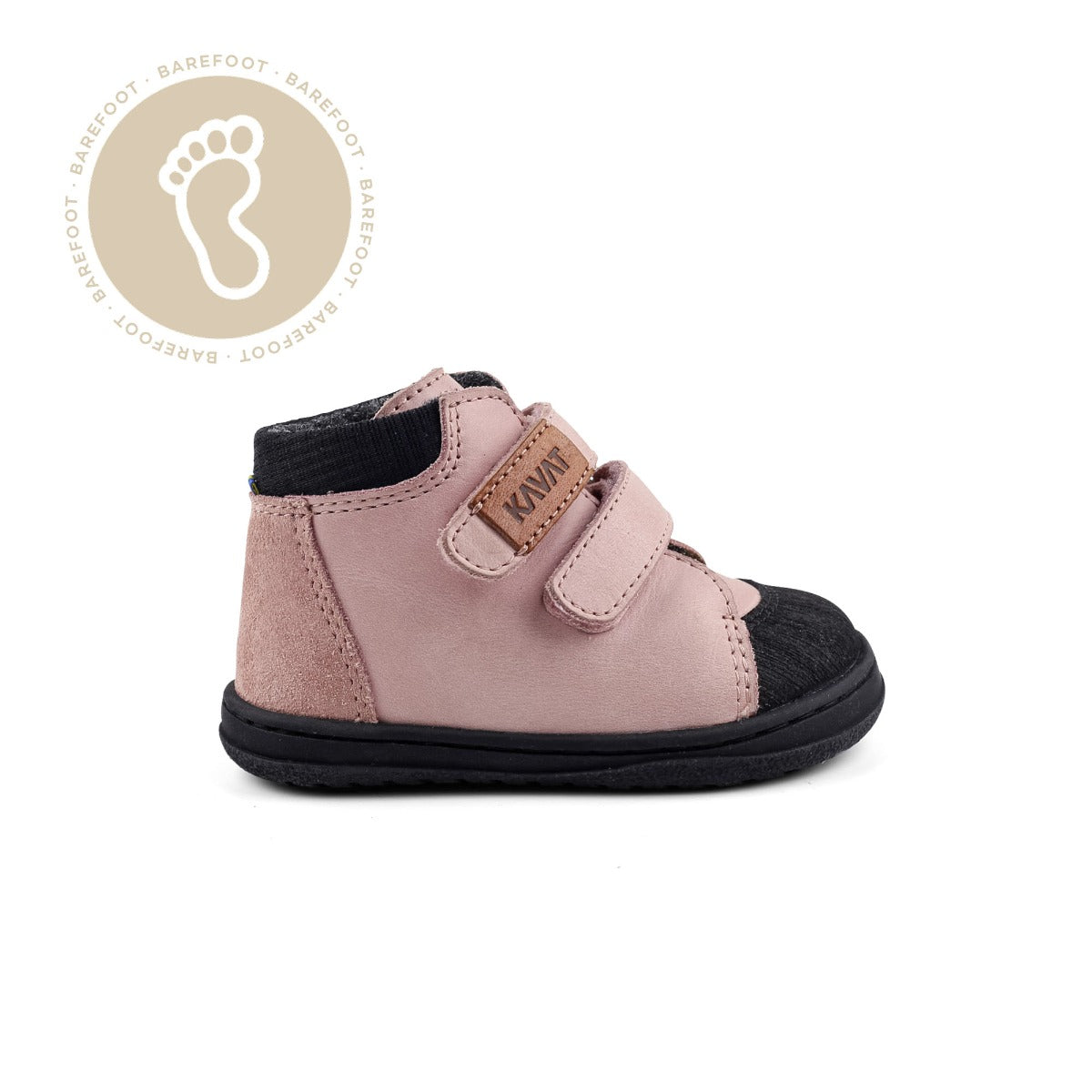 KAVAT Fiskeby Warm Barefoot Misty Rose viegli siltinātie zābaciņi