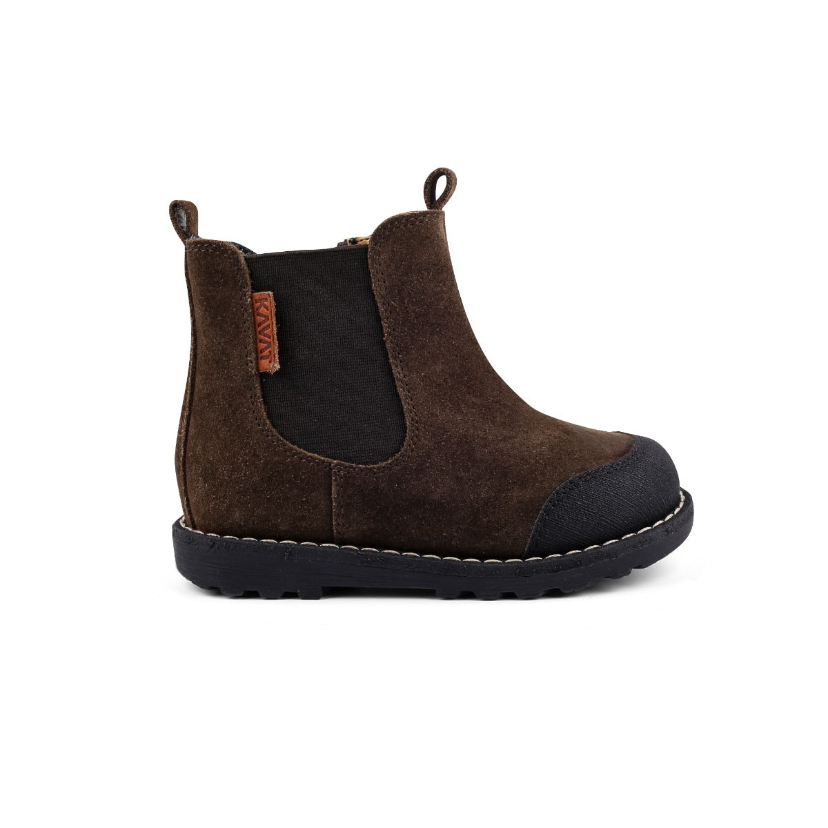 KAVAT Bellö Suede Chestnut viegli siltināti zābaki