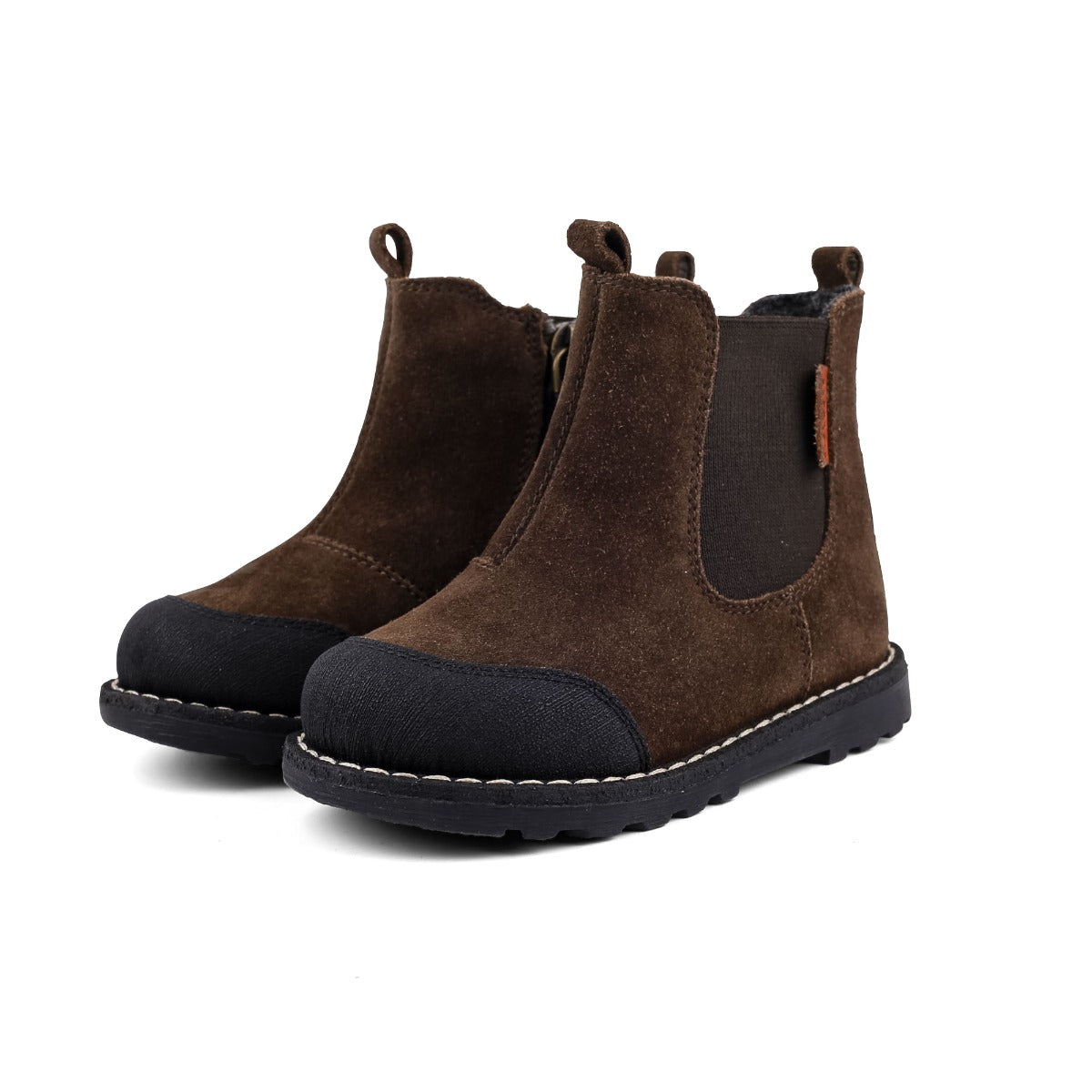 KAVAT Bellö Suede Chestnut viegli siltināti zābaki