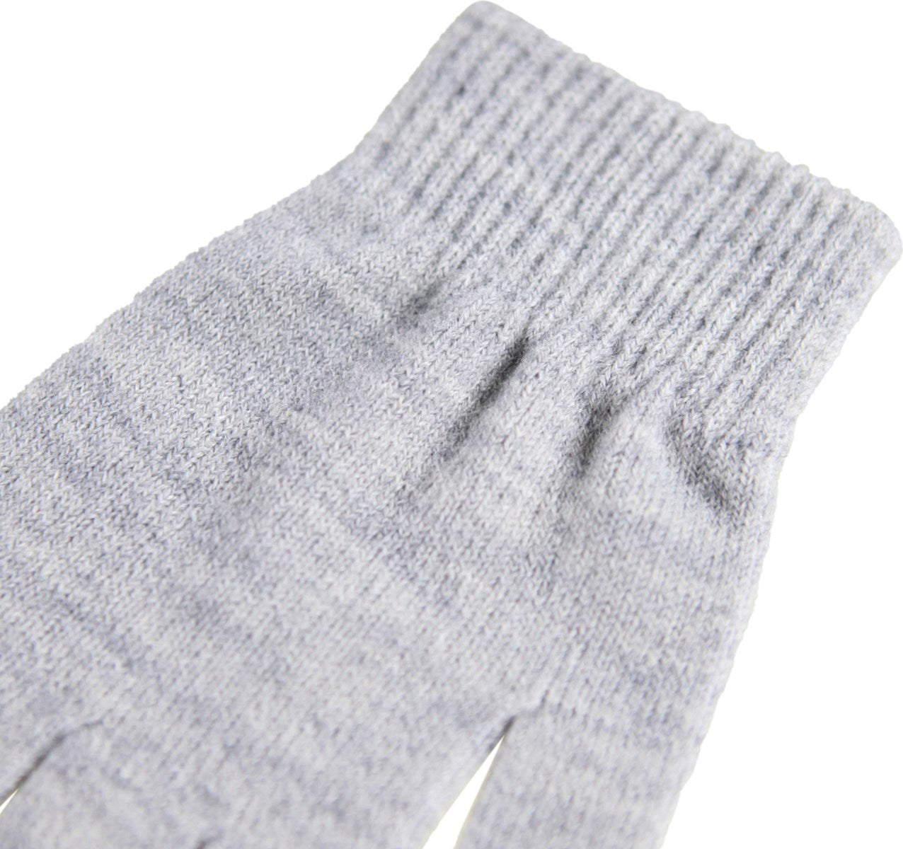 MOLO KIDDY Grey Melange adīti pirkstaiņi ar vilnu