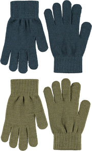 MOLO KIDDY Bark Green adīti pirkstaiņi ar vilnu